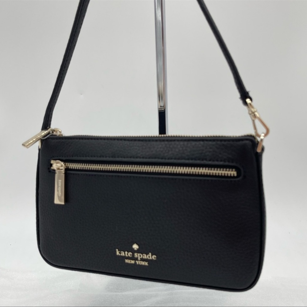 Kate Spade Leila Convertible Mini Pachette Bag Black - Picture 2 of 11